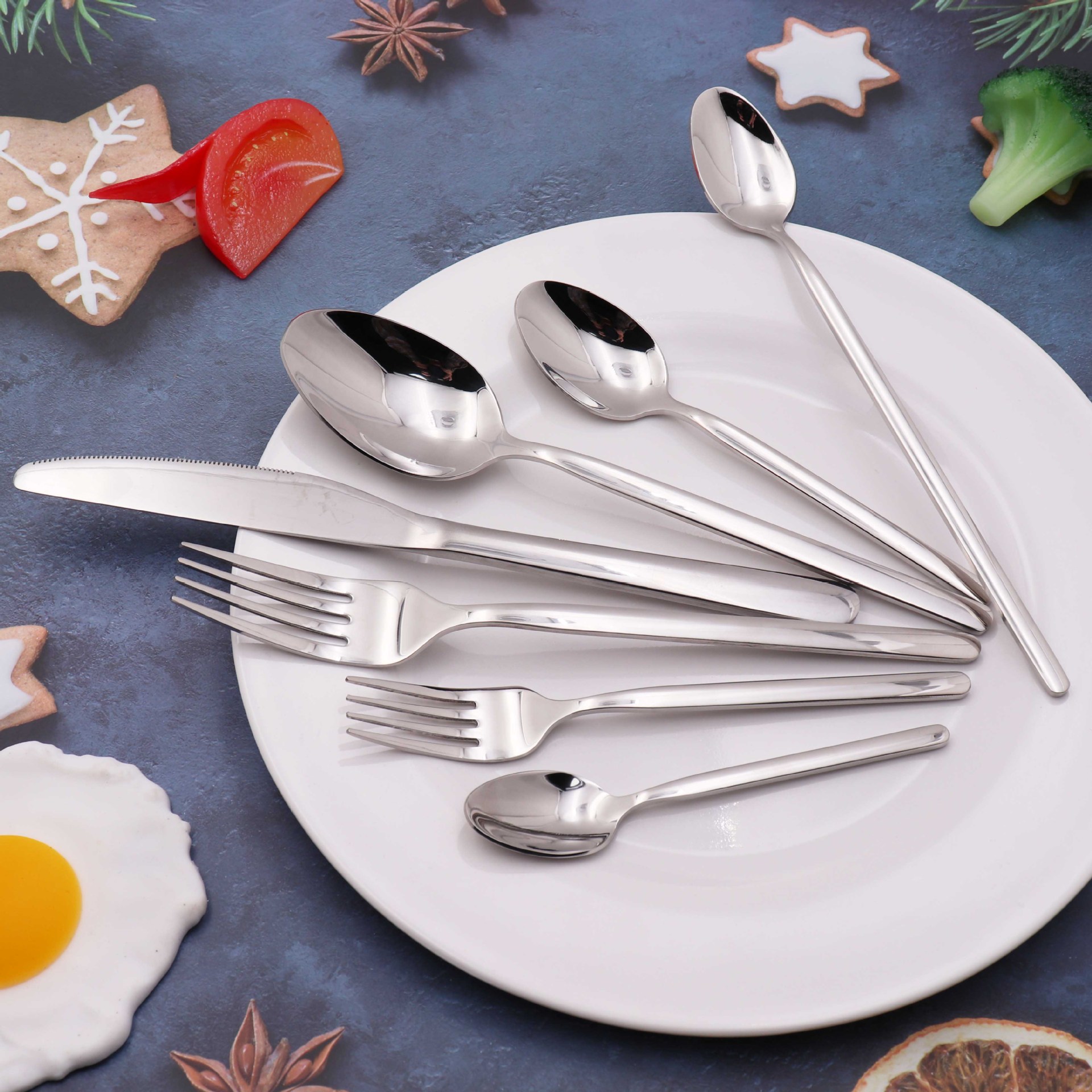 modern stainless steel cutlery